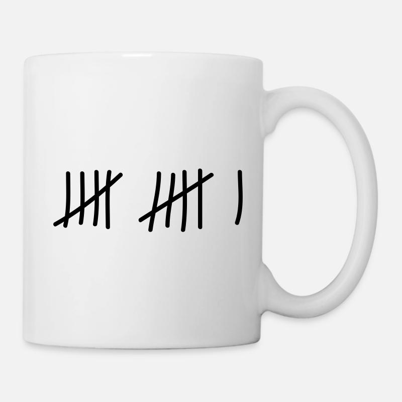 tage_zaehlen_11 - Tasse - Weiß