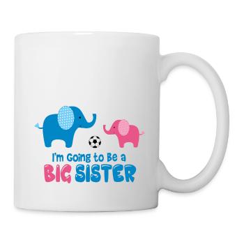 Big Sister Elephant - Tasse - Weiß - Rechts