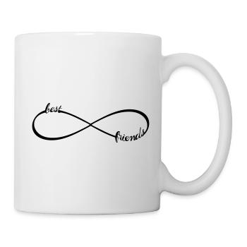Infinity best friends forever Unendlichkeit Loop 8 - Tasse - Weiß - Rechts