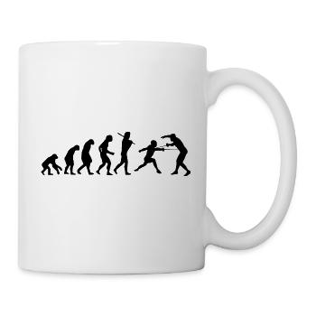 Escrime d’escrime Degen Sport cadeau combat à l’épée - Mug blanc - blanc - Droite