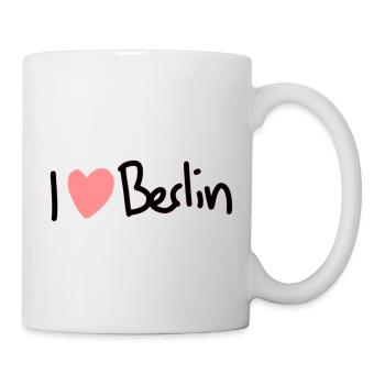I love Berlin - Tasse - Weiß - Rechts
