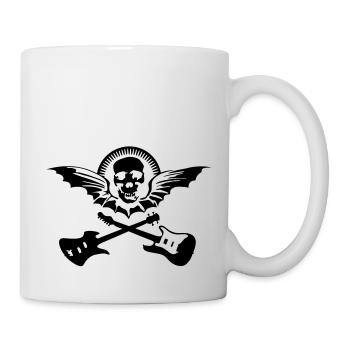 flugschaedel_weiss_09_2011_a_2c - Mug blanc - blanc - Droite