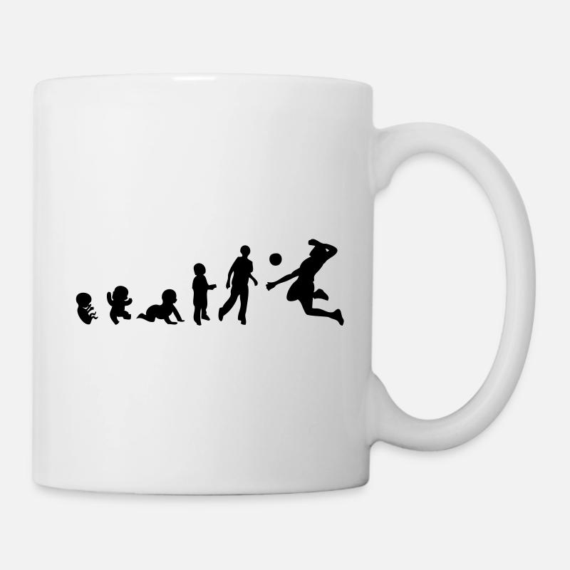 Entwicklung der Menschenrechte Sportarten - Tasse - Weiß