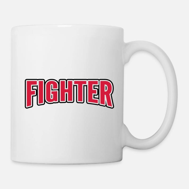 Fighter - Tasse - Weiß