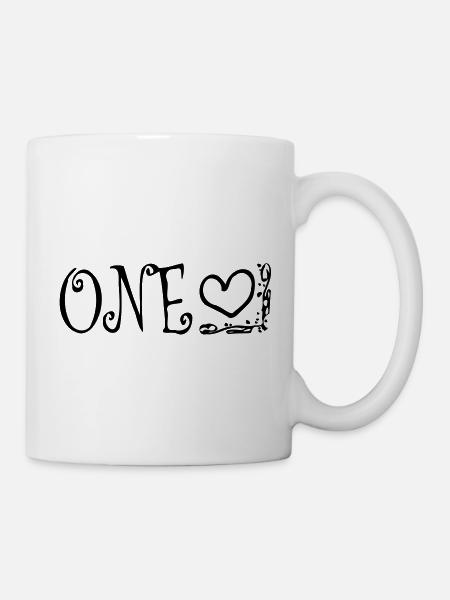 falter schmetterling - Tasse - Weiß