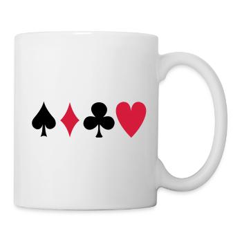 poker - Tasse - Weiß - Rechts