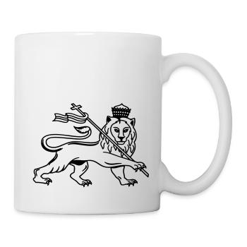 Reggae lion eu - Mug - white - Right