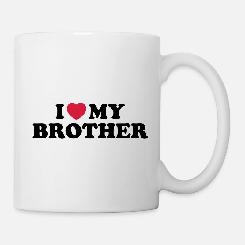 I love my brother - Mug blanc - blanc