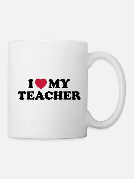I love my teacher - Mug blanc - blanc