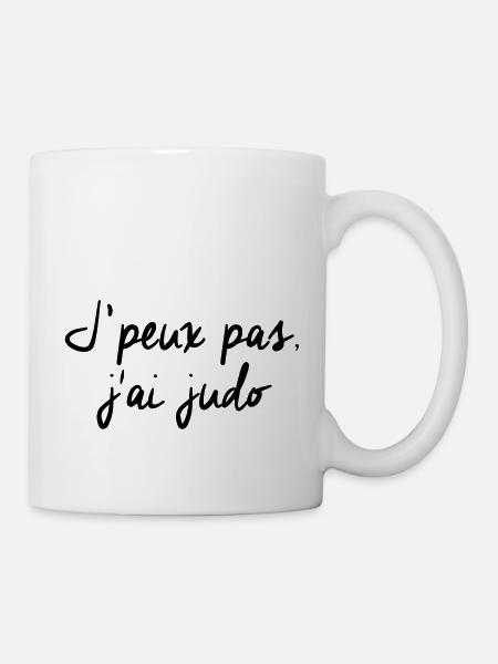 J'peux pas j'ai judo - Mug blanc - blanc