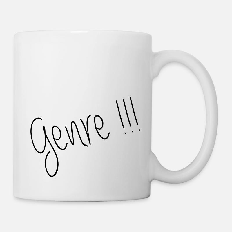 Genre !!! - Mug blanc - blanc