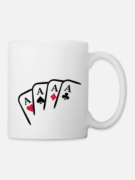 As Design Karten - Tasse - Weiß