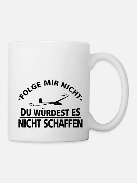 Streckensegelflieger - Tasse - Weiß
