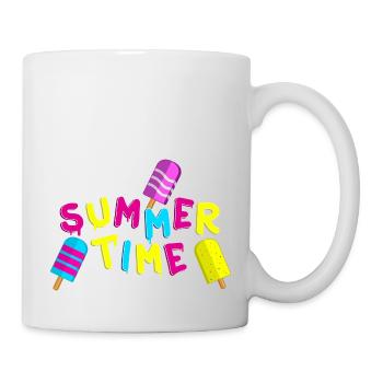 Summer Time - Tasse - Weiß - Rechts