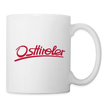 Ost Tiroler Schriftzug - Tasse - Weiß - Rechts