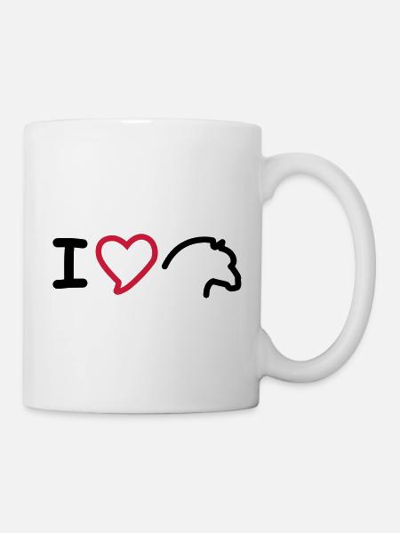 I Love Fjordis - Tasse - Weiß