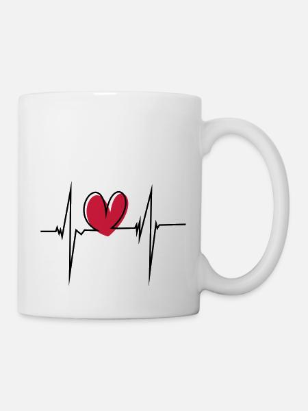 puls - Tasse - Weiß