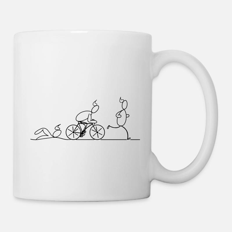 Triathlon - Mug - white
