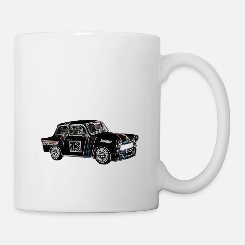 Trabant Farbe - Tasse - Weiß