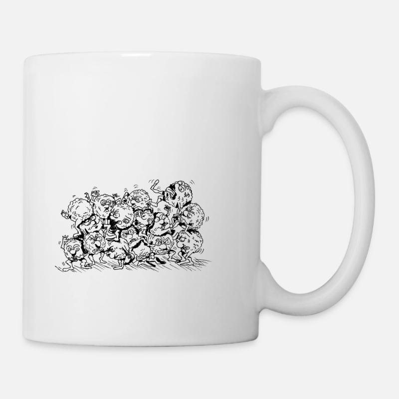 Cellules querelleuses 2 - Mug blanc - blanc