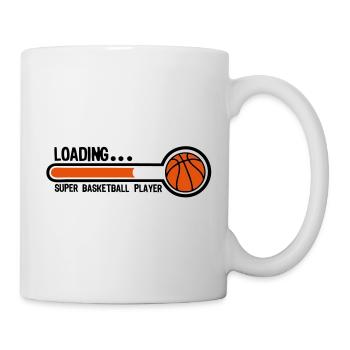 Basketball-Superlade Spieler1 - Tasse - Weiß - Rechts