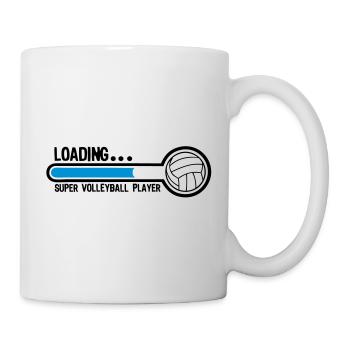Volleyball Ladesuper Spieler1 - Tasse - Weiß - Rechts