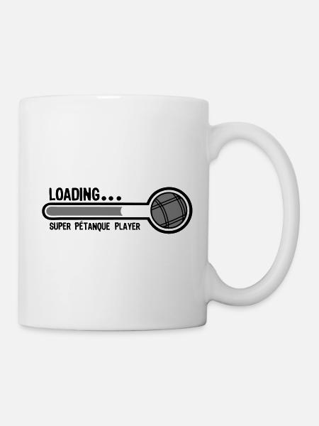 Petanque Ball Super Laden Spieler1 - Tasse - Weiß