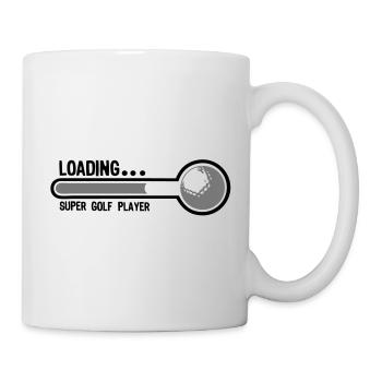 Golfball Super Laden Spieler1 - Tasse - Weiß - Rechts