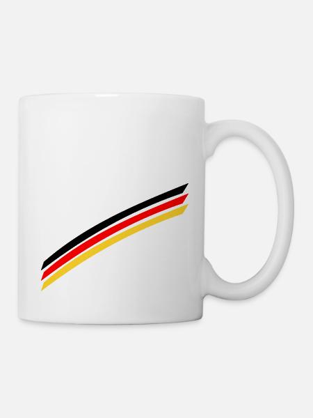 drapeau Allemagne - Mug blanc - blanc