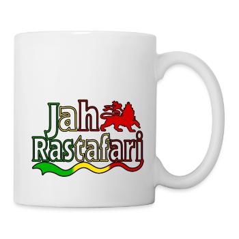 jah rastafari - Mug blanc - blanc - Droite