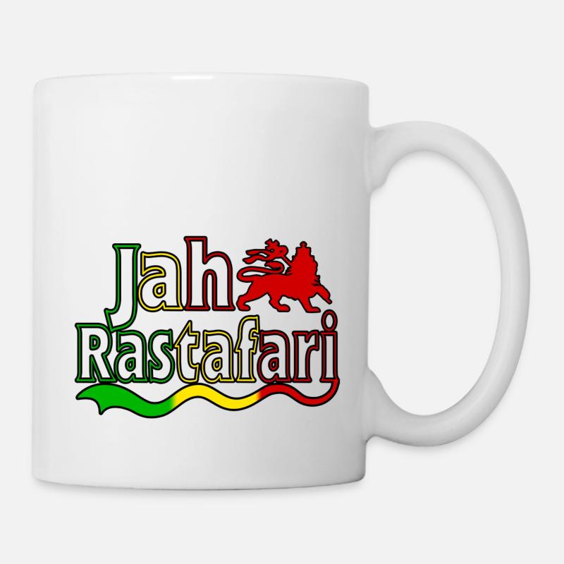 jah rastafari - Mug blanc - blanc