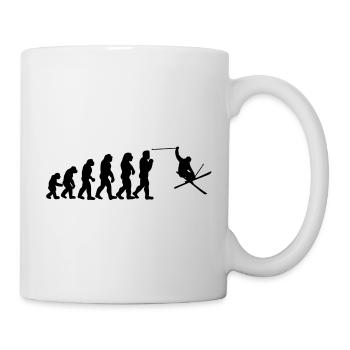 ski evolution - Tasse - Weiß - Rechts