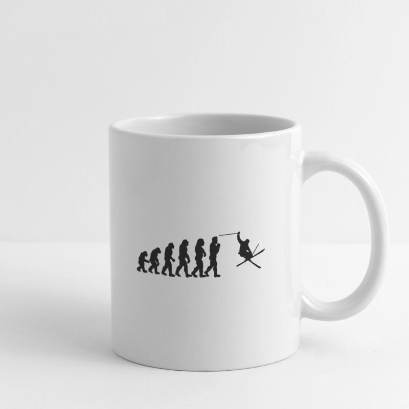 Ski Evolution Mug blanc