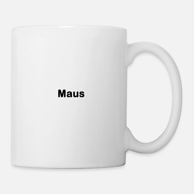 Maus - Tasse - Weiß