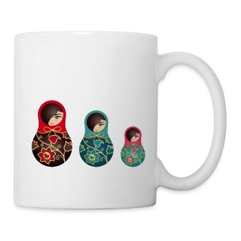 Matroschka Trio Helena - Tasse - Weiß - Rechts