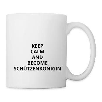KEEP CALM AND BECOME PROTECTIVE QUEEN - Mug - white - Right