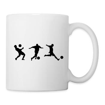 Soccer - Tasse - Weiß - Rechts