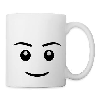 Toy Gesicht - Tasse - Weiß - Rechts