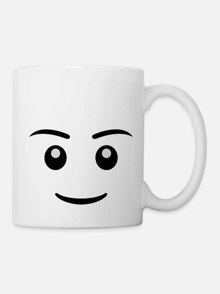 Toy Gesicht - Tasse - Weiß
