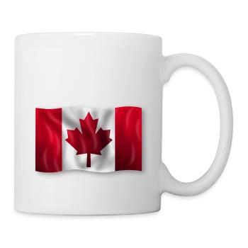 Canada Canada drapeau cool stylish - Mug blanc - blanc - Droite