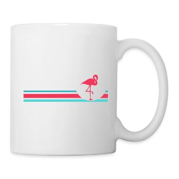 Flamingo - Mug blanc - blanc - Droite