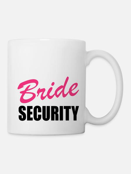 bride security - Mug - white