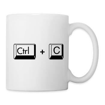 Copier coller cadeau drôle pour les Gémeaux - Mug blanc - blanc - Droite