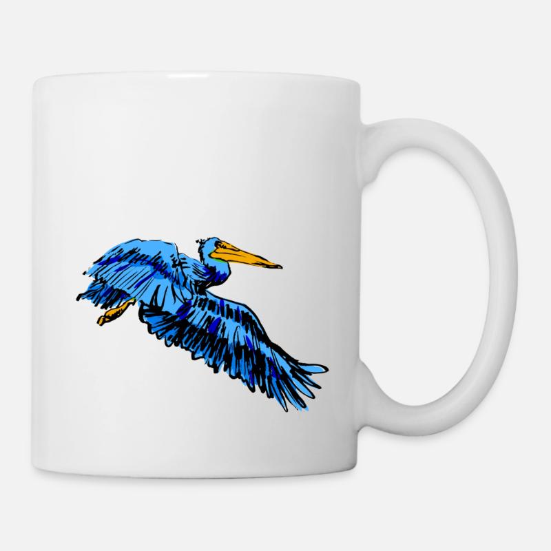Pelikan - Tasse - Weiß