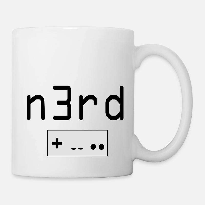 Nerd - Tasse - Weiß