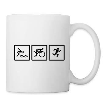 triathlon triatlon - Mug blanc - blanc - Droite