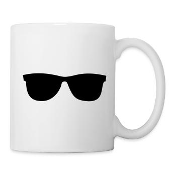 lunettes de soleil - Mug blanc - blanc - Droite