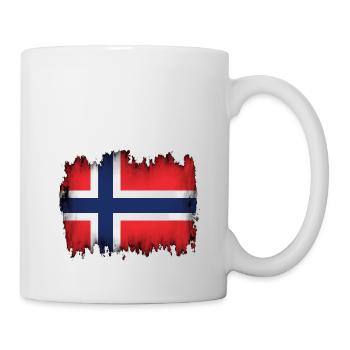 Norwegian flag - Mug - white - Right