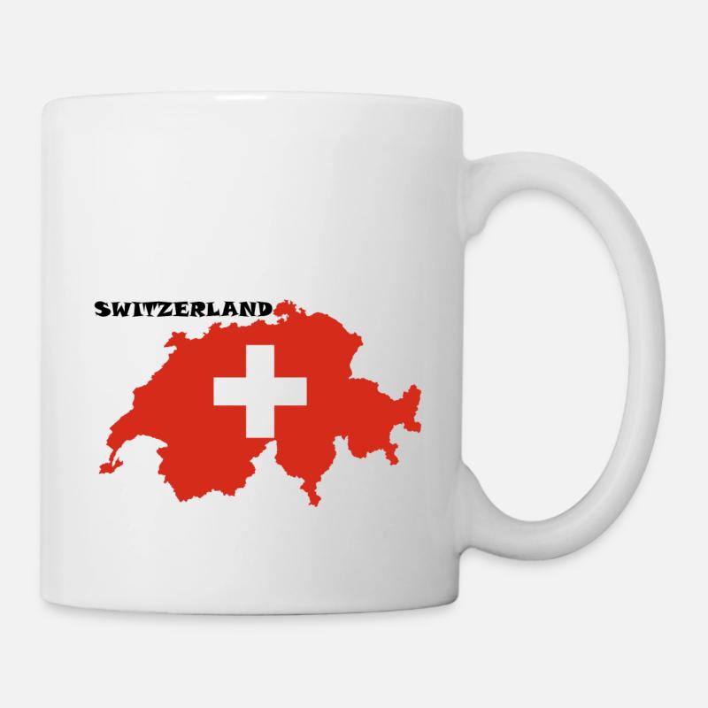Suisse, Suisse - Mug blanc - blanc