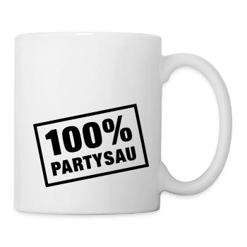 100__partysau__f1 - Mug blanc - blanc - Droite